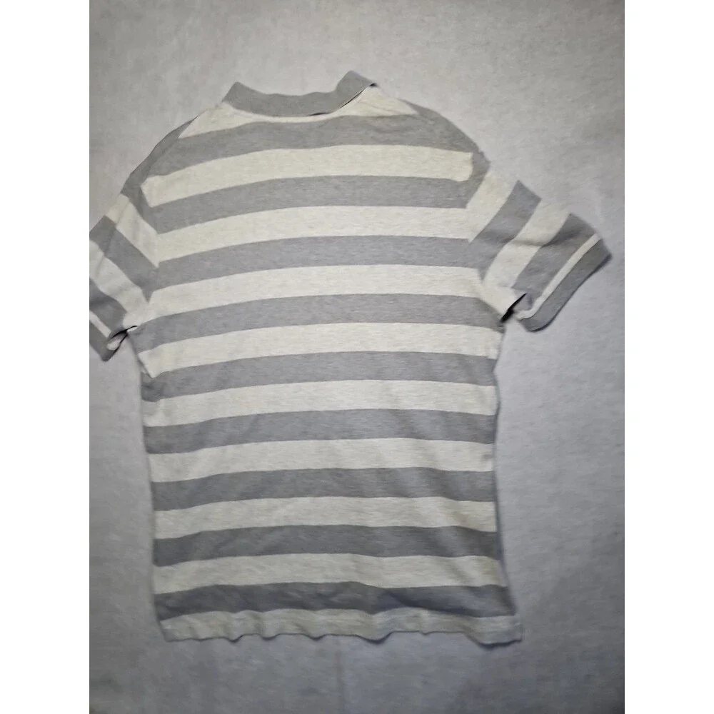 Vintage Polo Ralph Lauren Short Sleeve Polo Shirt Mens Gray Medium 100% Cotton
